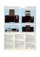 Technics - Catalog -Hifi-1982 DE
